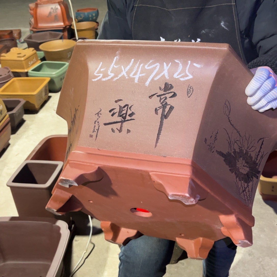 紫砂花盆盆景艺术