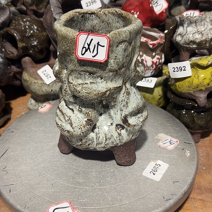 粗陶花盆制作就这样的