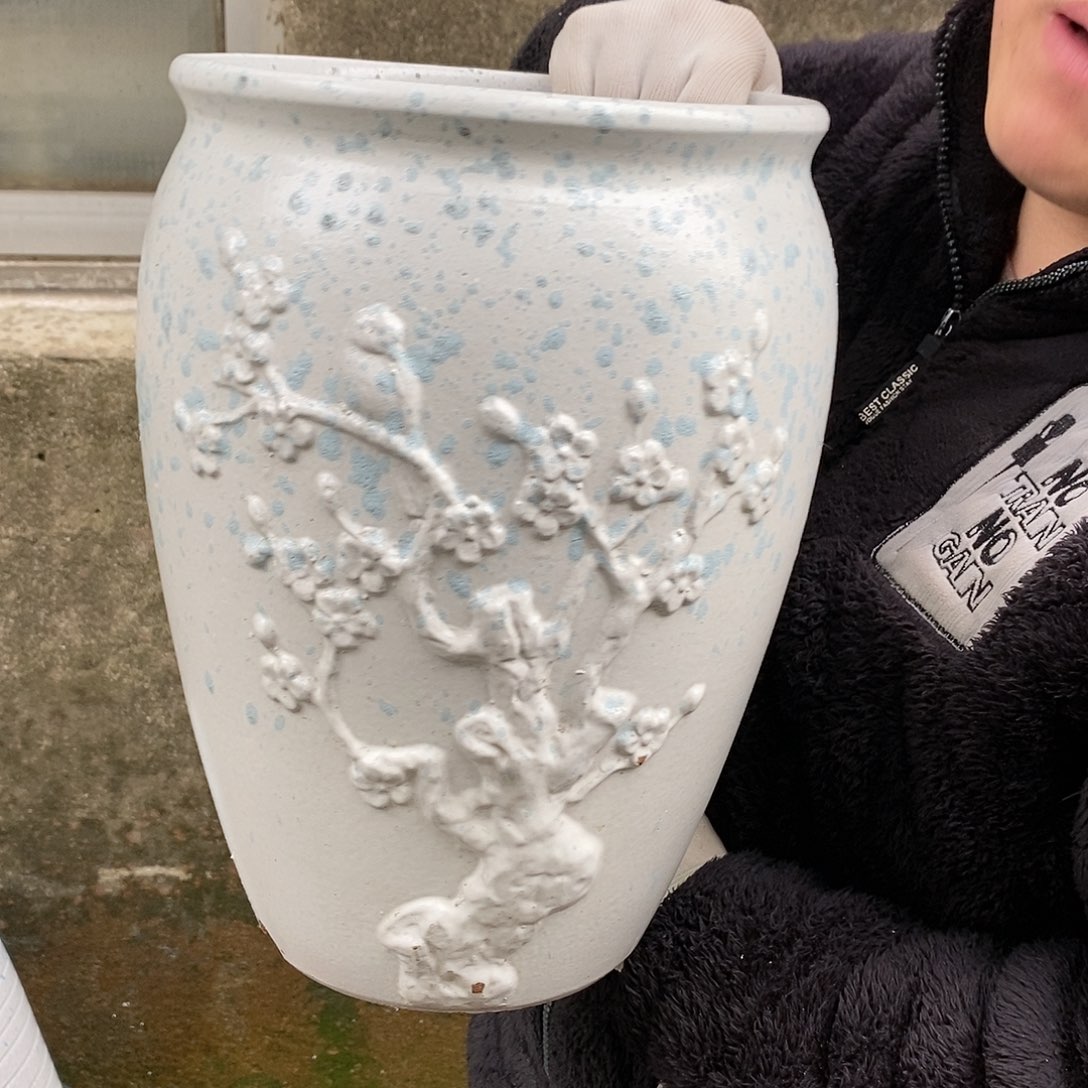 紫砂花盆正品口25高35