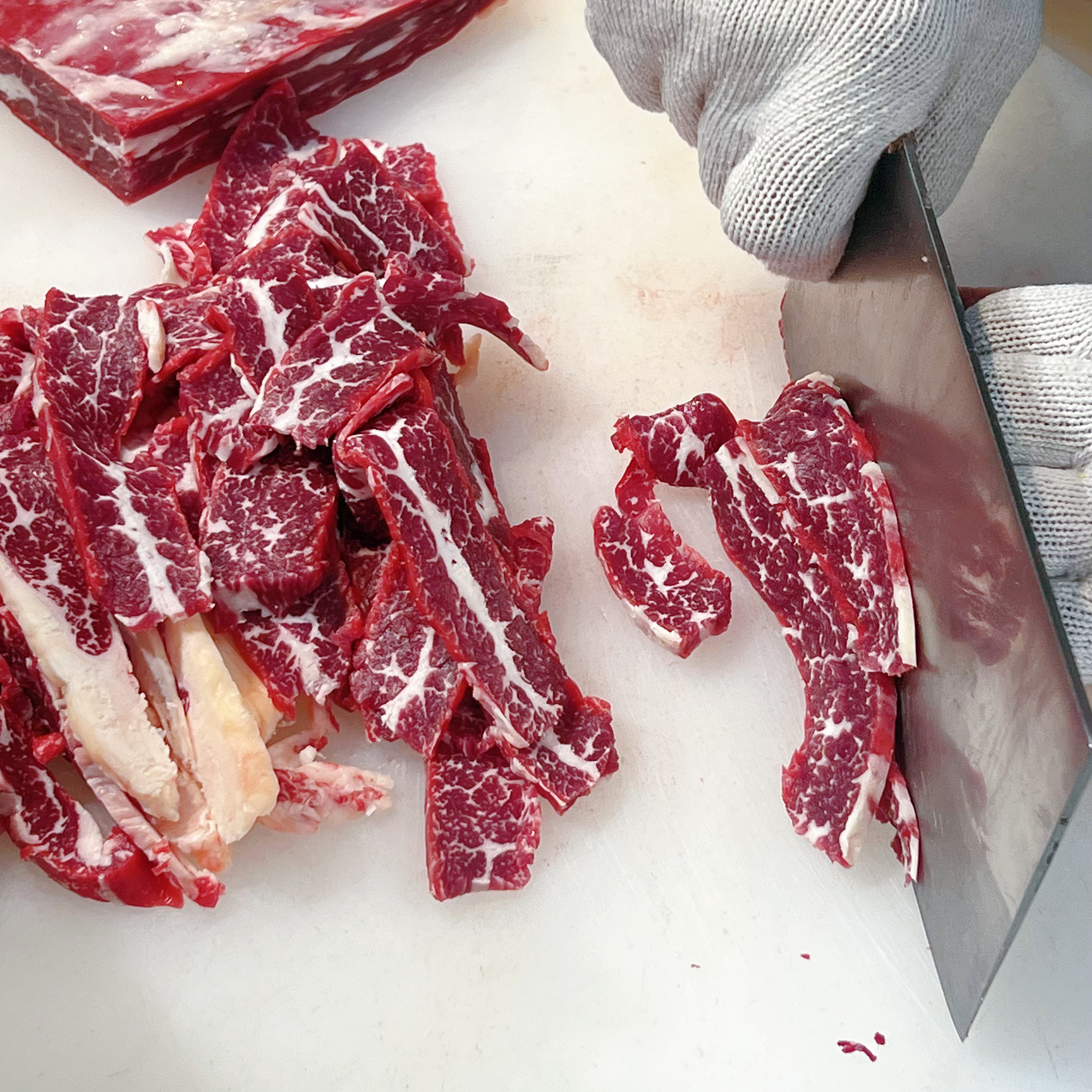【火锅系列】齐齐哈尔谷饲安格斯牛肉（五花趾，撒撒米，眼肉芯，板腱）