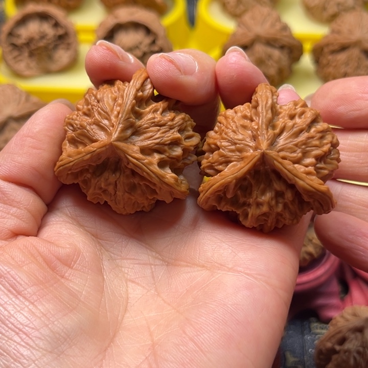 桃核吊坠9全品盘山三棱