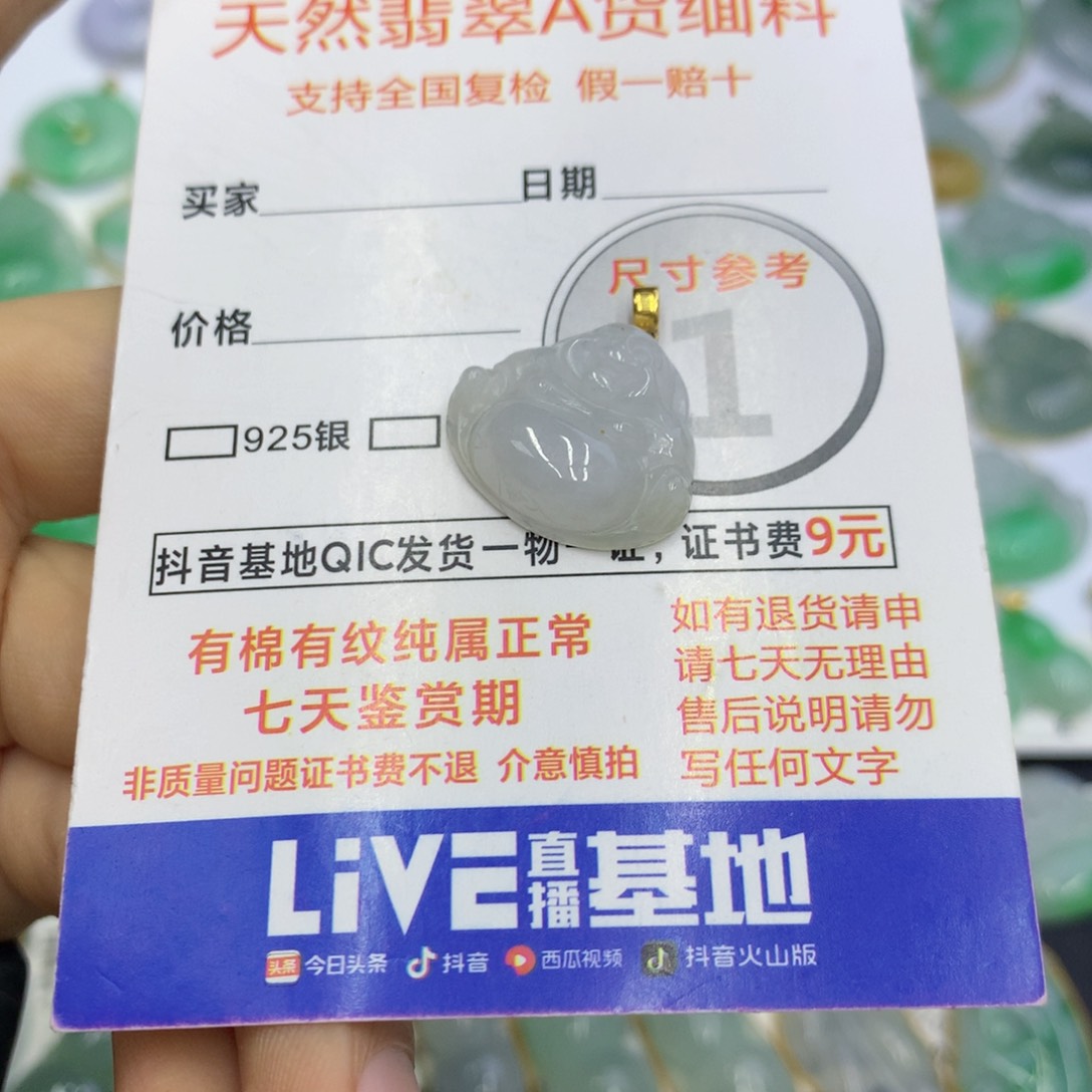 翡翠颈饰未镶嵌翡翠