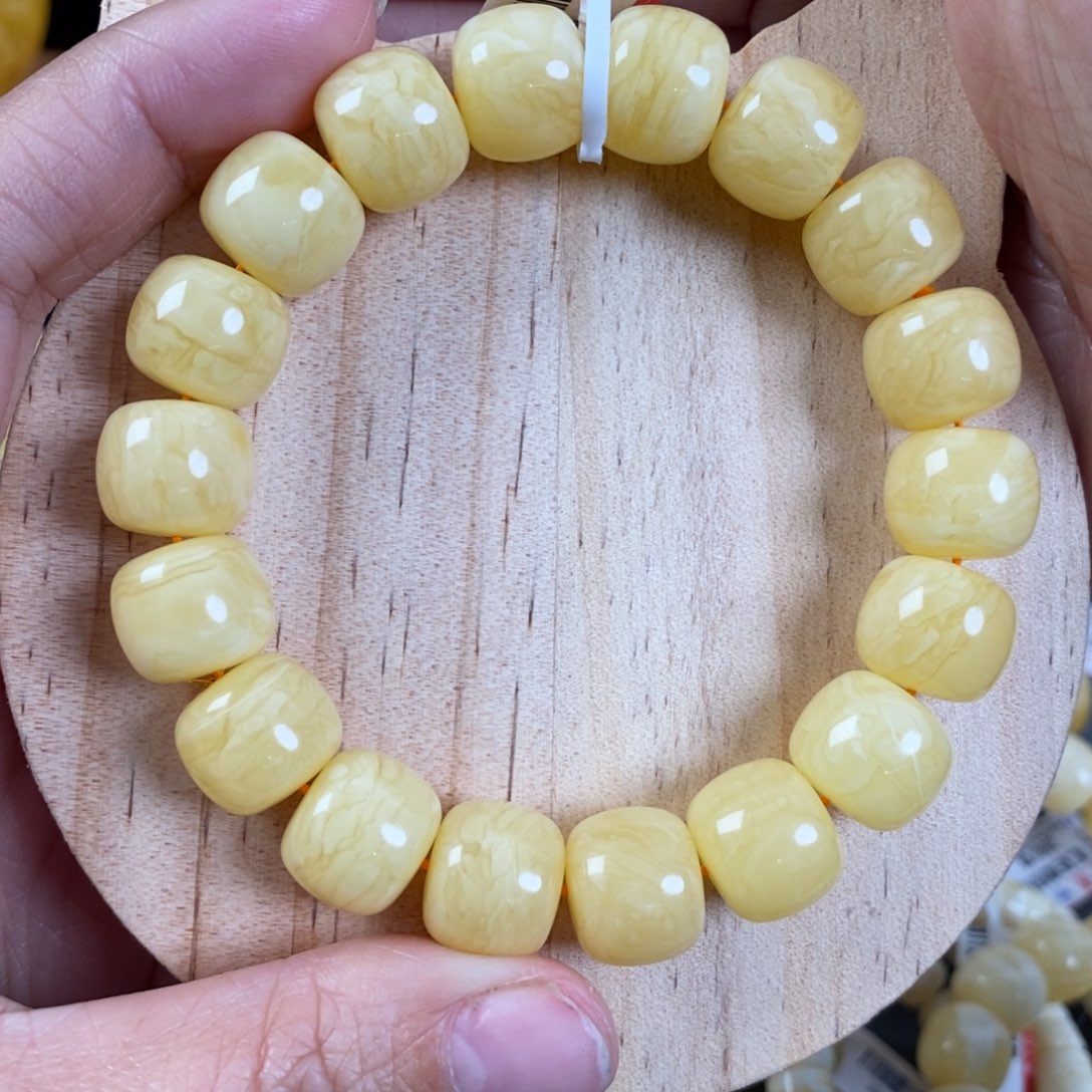 蜜蜡裸石未镶嵌13➕满白蜡