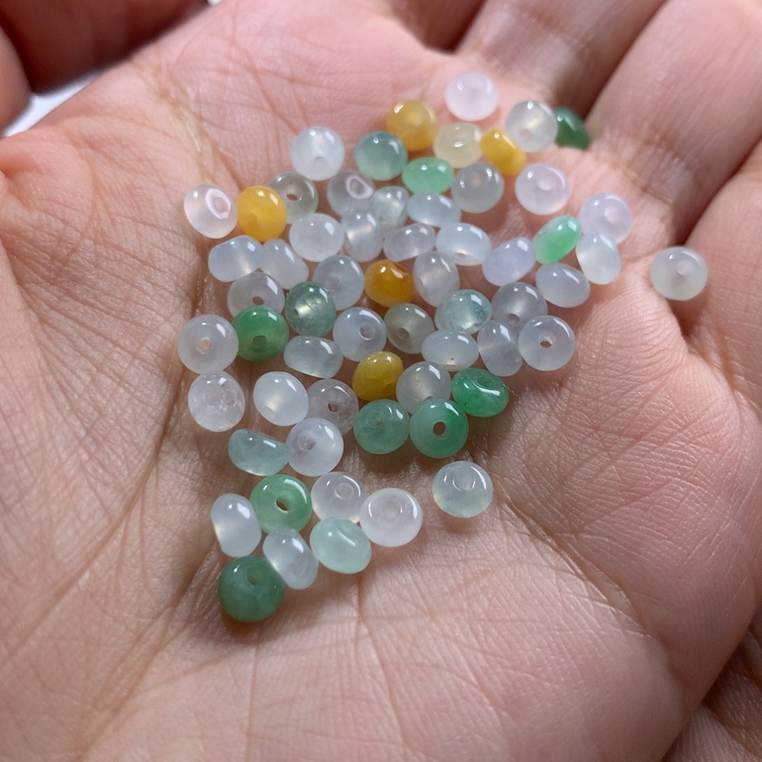 散珠翡翠正****犁多样性发货60颗