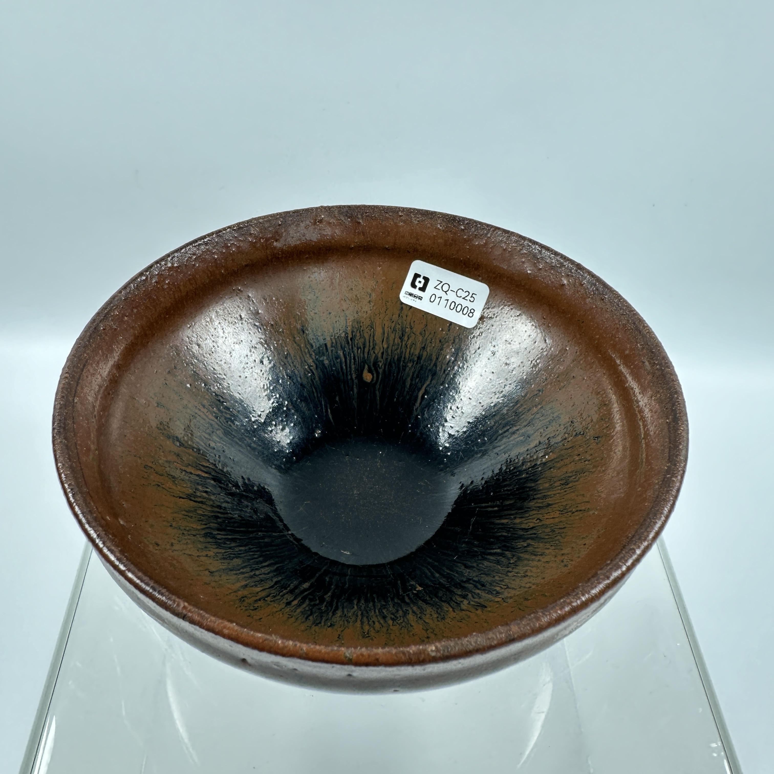 明代 兔毫建盏古董瓷器