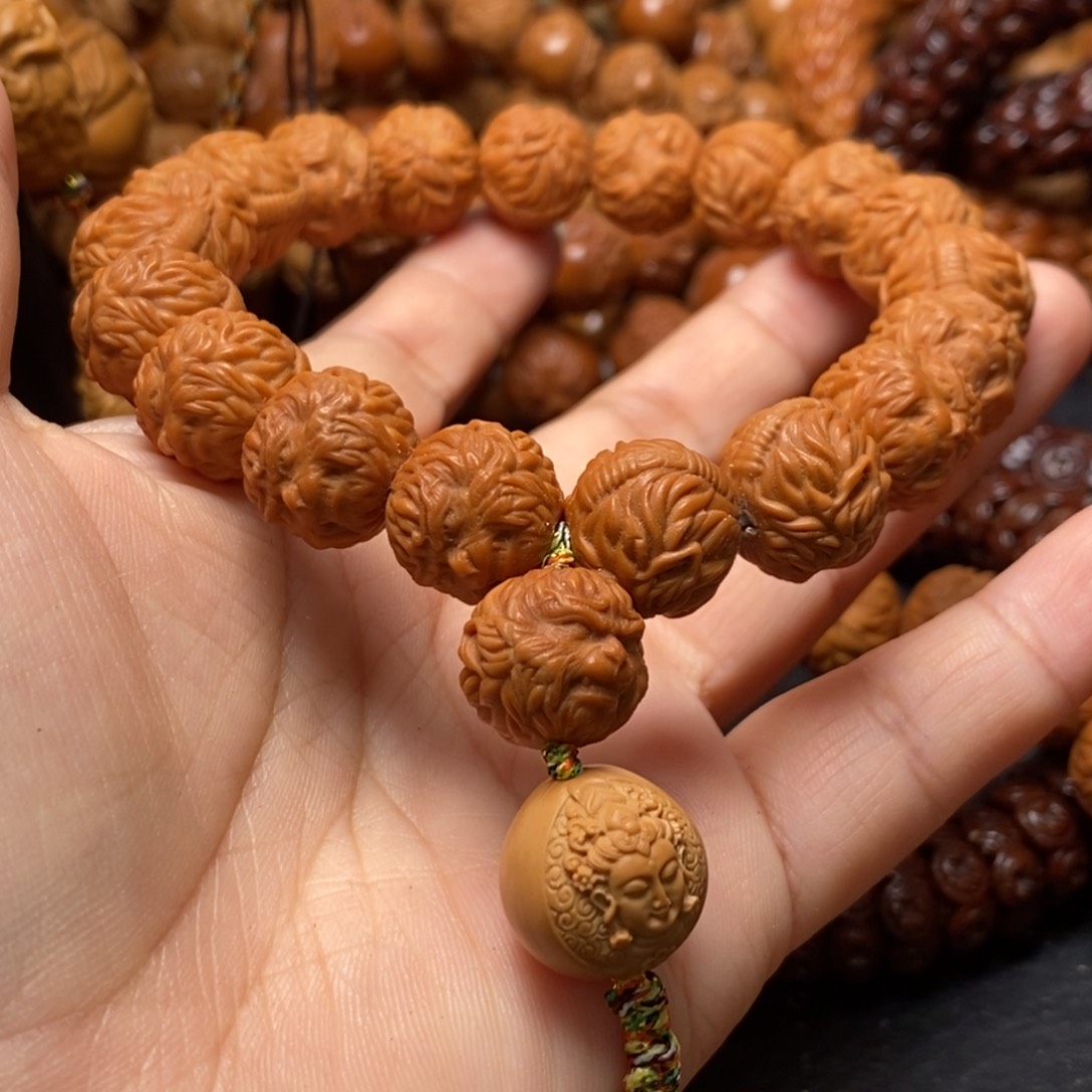 猴头核桃手串猴头