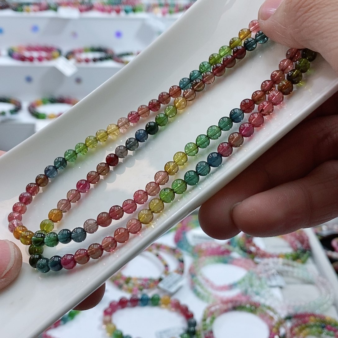 碧玺碧玺未镶嵌手链