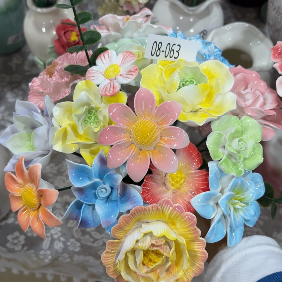 陶瓷花，拍满20发货，退款拉黑863