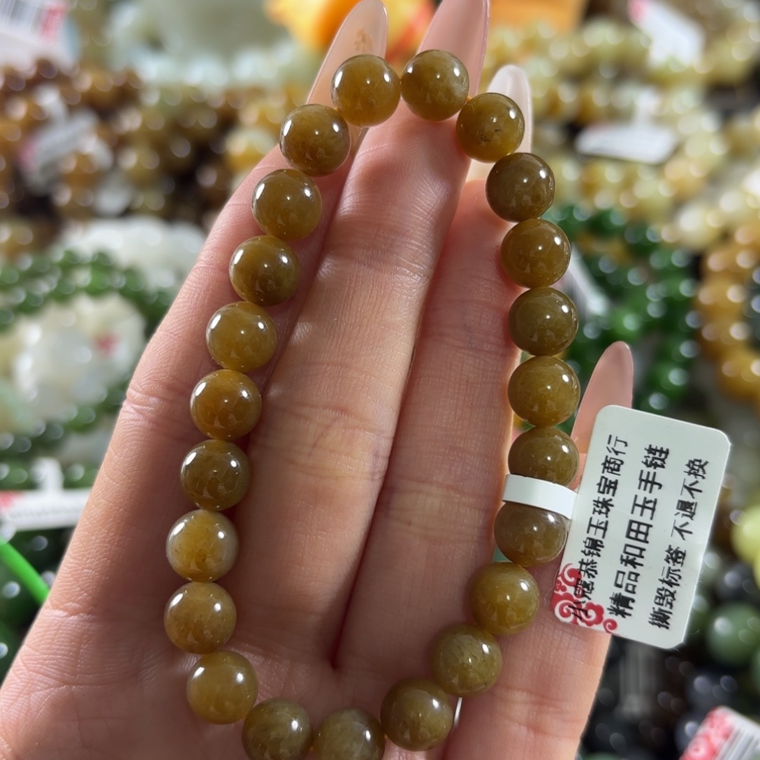 和田玉未镶嵌手链99