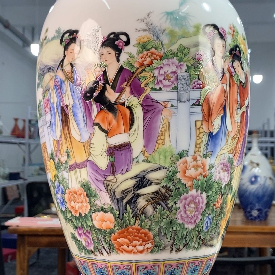 摆件景德镇陶瓷花瓶摆件