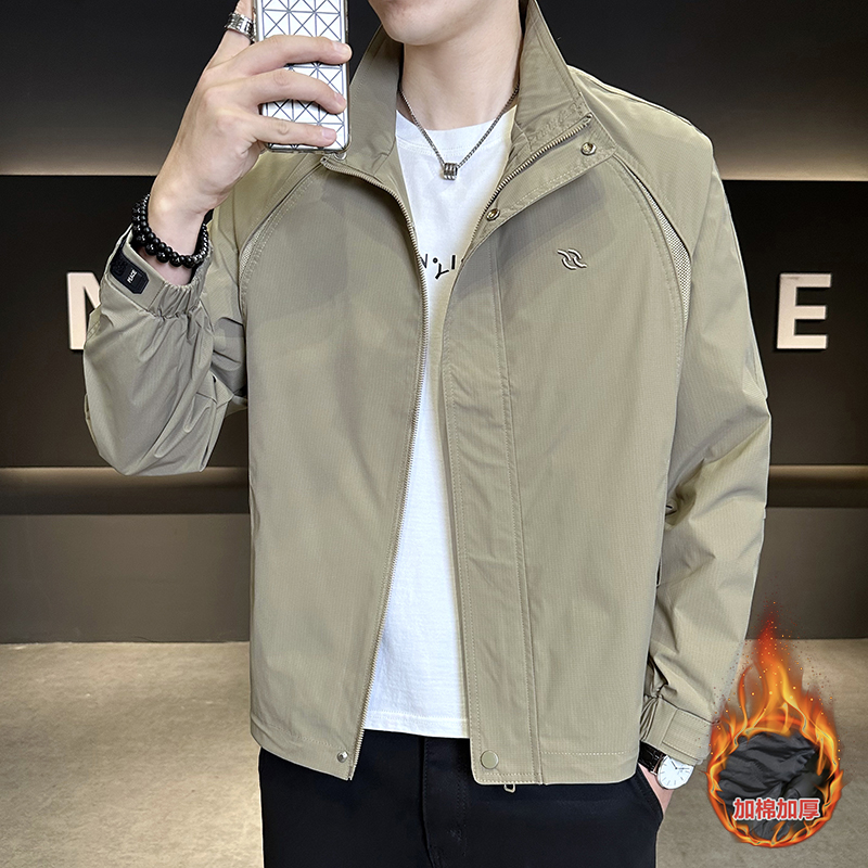 TUCANO/啄木鳥秋季新款简约夹克痞帅J加棉休闲男外套时尚百搭立领