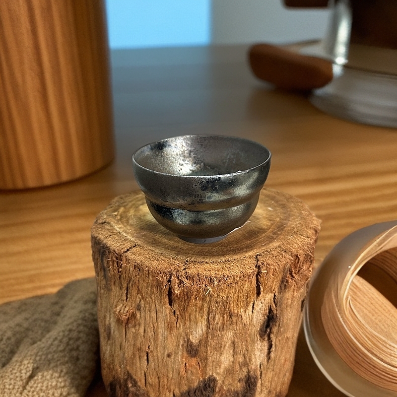 云南建水紫陶柴烧紫泥杯