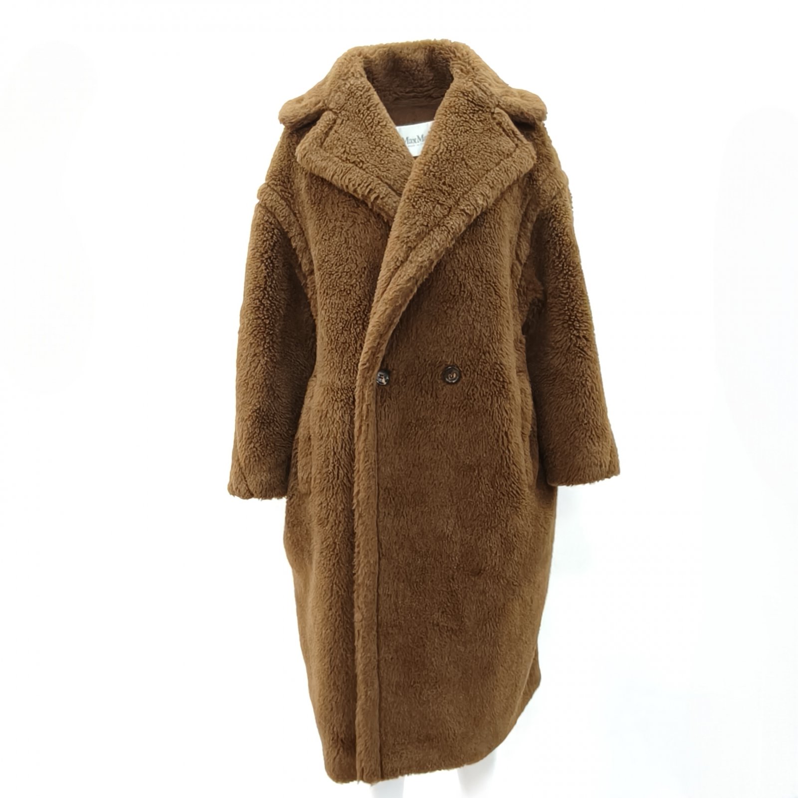 95新 MaxMara 【lu】 棕色 teddy泰迪 大衣 XS码 //P255231451