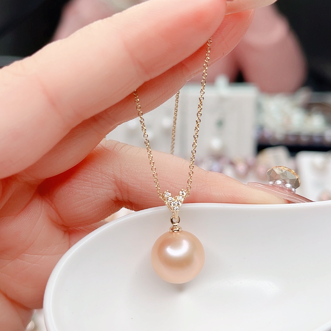 合金吊坠(赠链)淡水珍珠