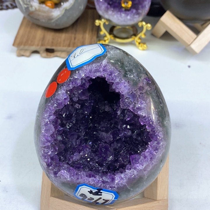 紫晶摆件未镶嵌莹