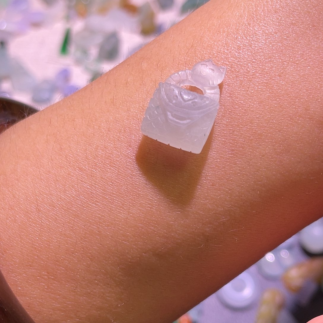 未镶嵌定制翡翠招财包