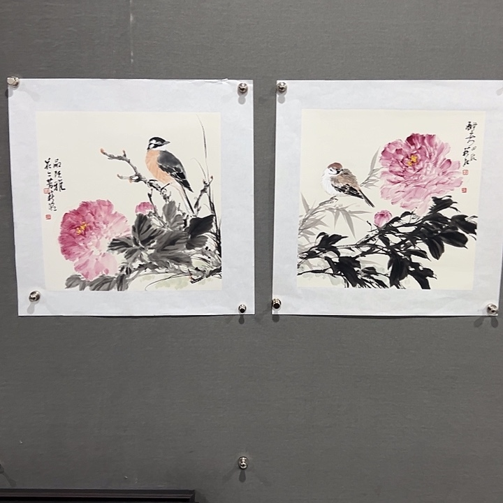 国画超**想陈薪名老师书画作品