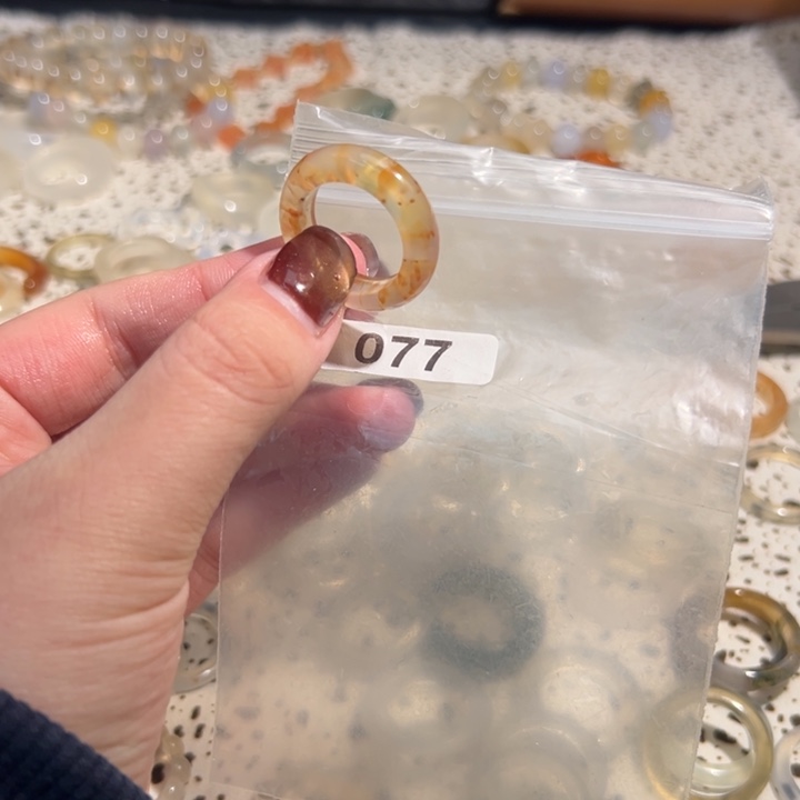 玛瑙/玉髓合金戒指77港18