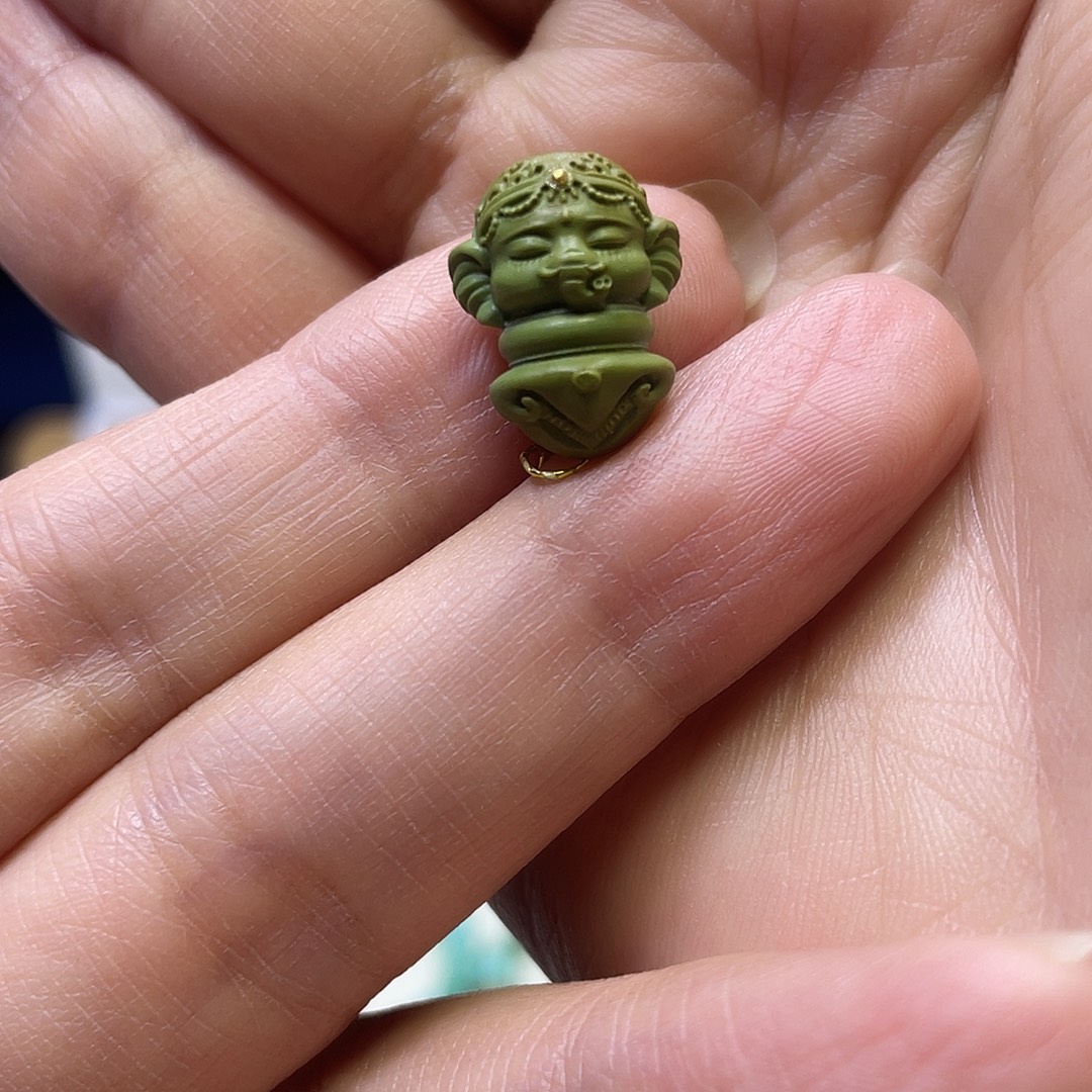 绿松石未镶嵌象神