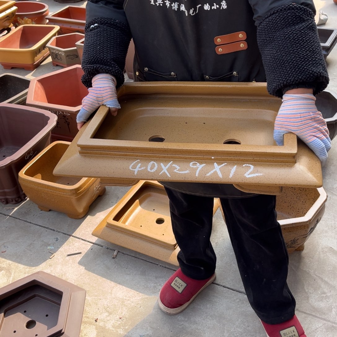 紫砂花盆盆景艺术