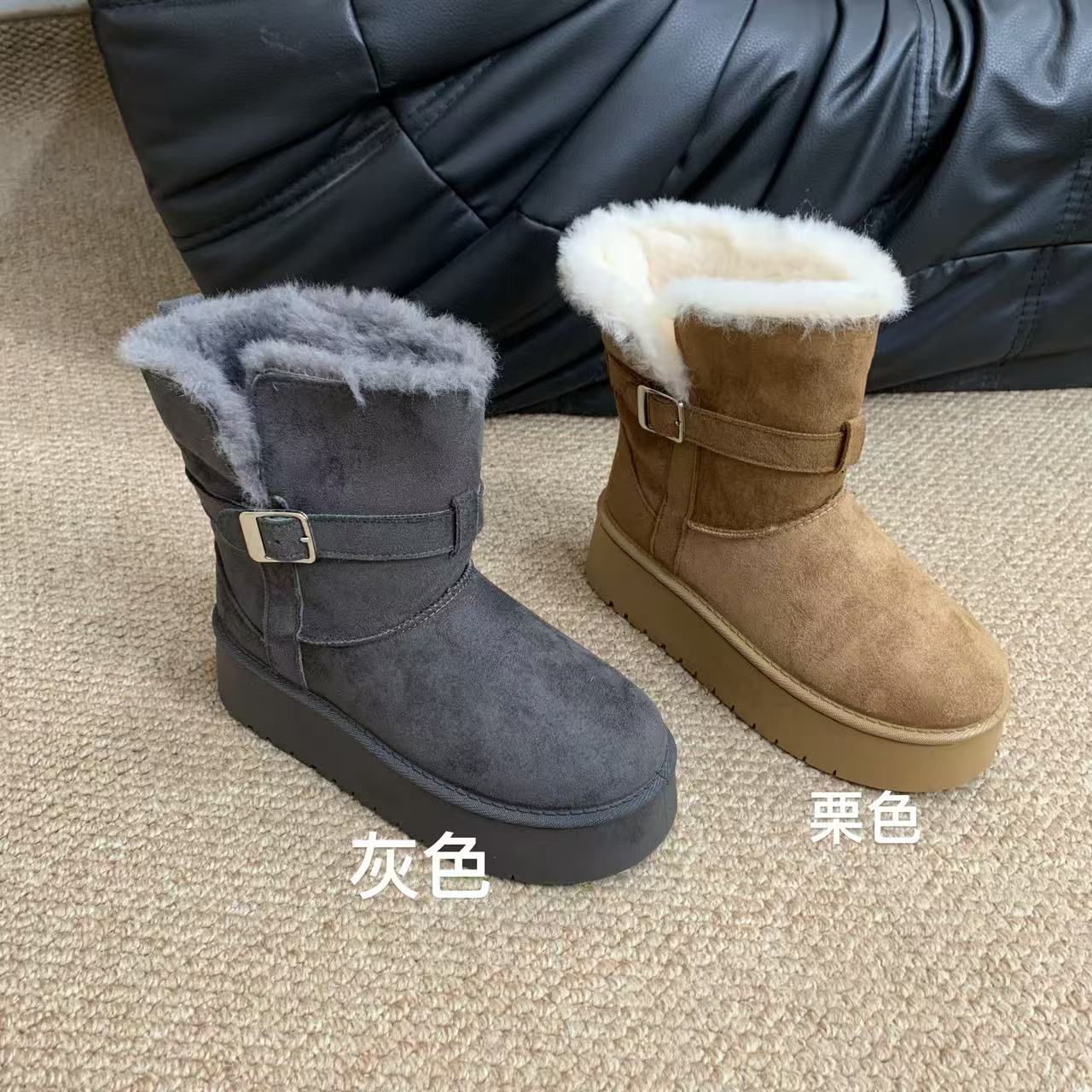 『雨美 Show』s-18厚底雪地靴