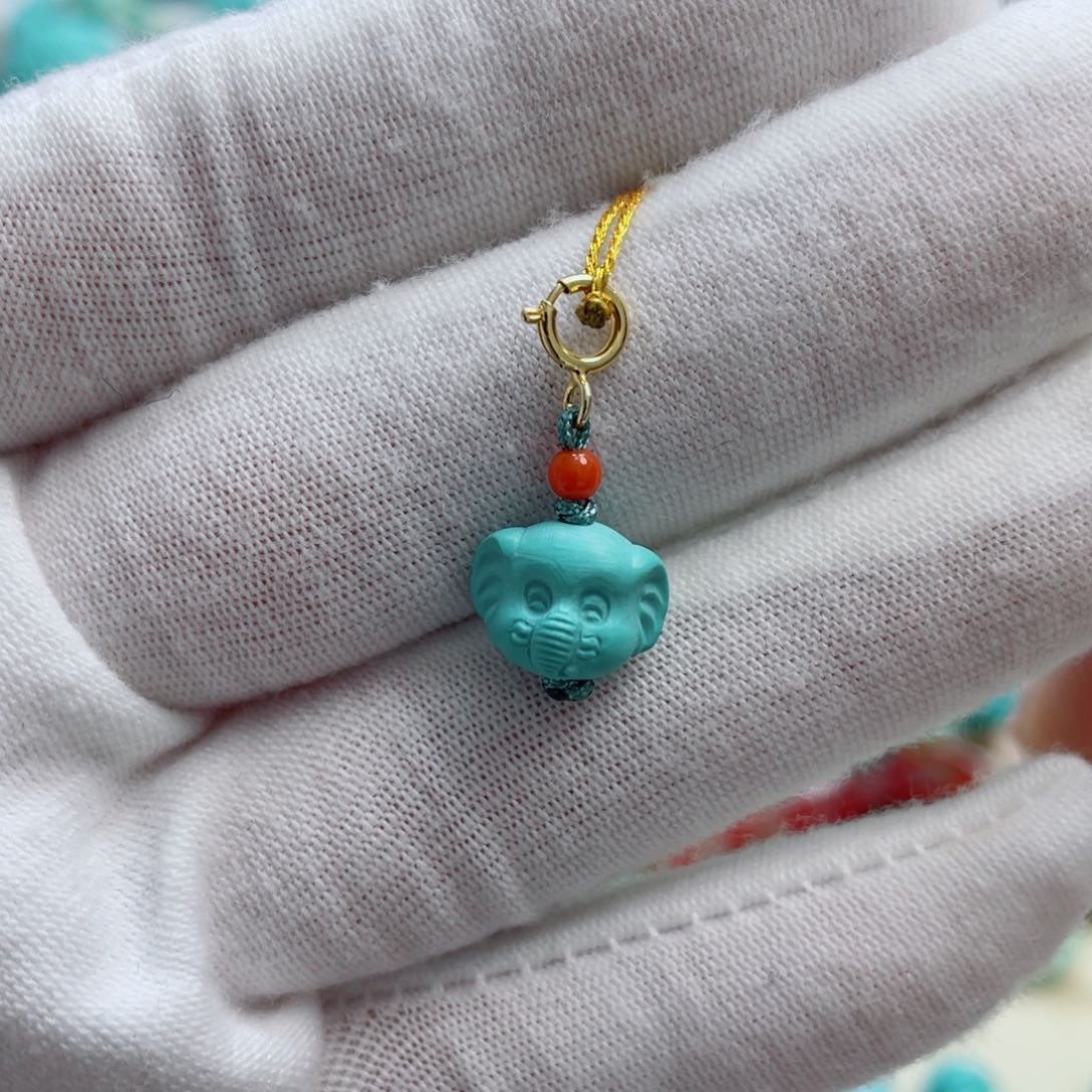 未镶嵌绿松石珠宝奇石