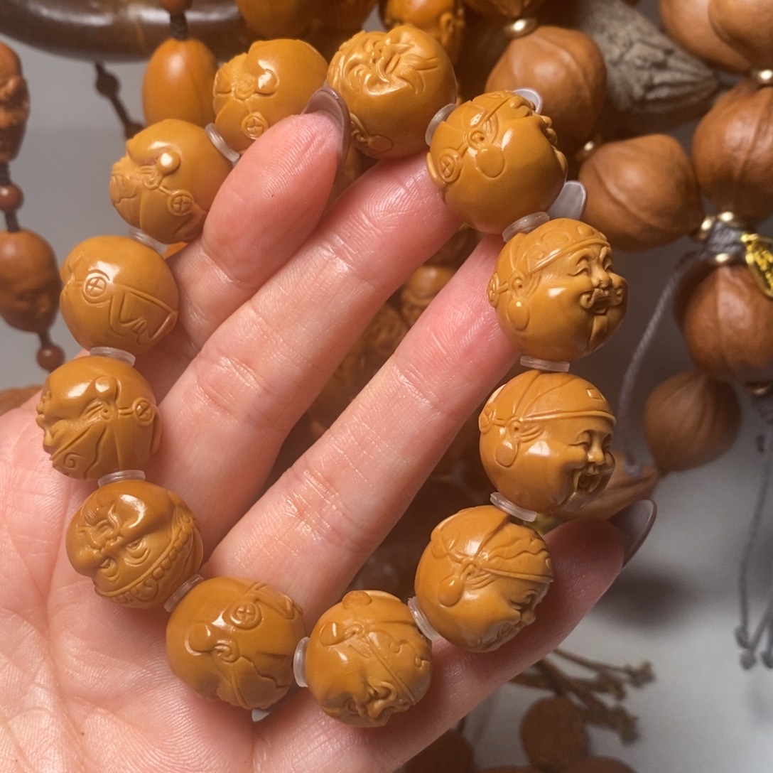 橄榄核手串/手链地主财神头