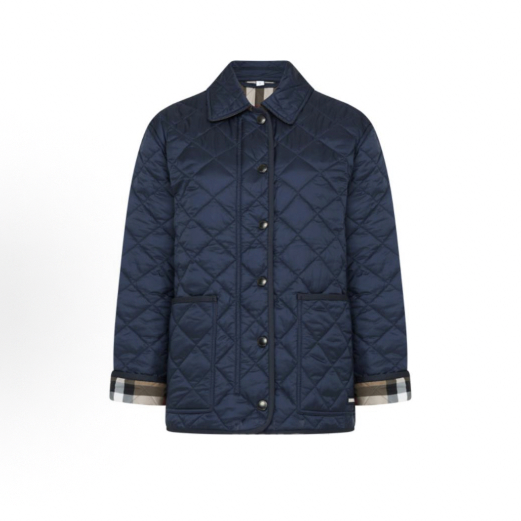 99新 BURBERRY/博柏利 纯色翻领单排扣长袖夹克外套/L码/B01720