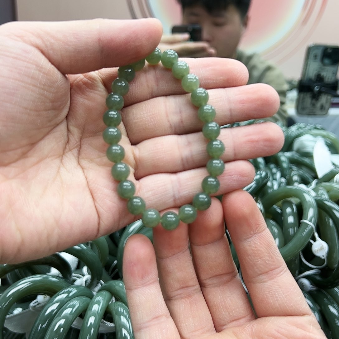 和田玉手串未镶嵌