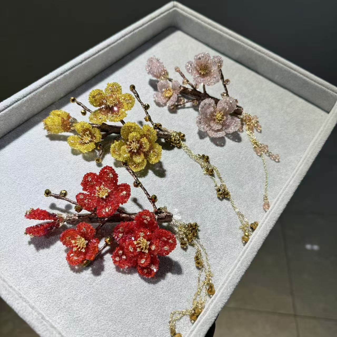 【莫奈海之星】殷落梅系列边夹高奢设计气质优雅经典款