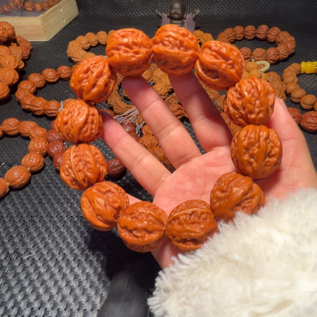手串文玩核桃京八棱龙脊粗筋23➕