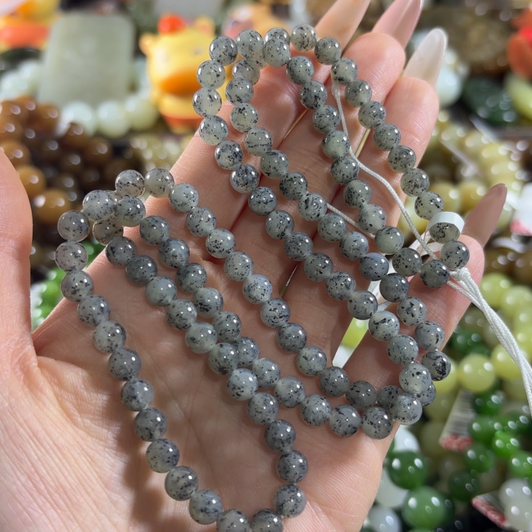 和田玉未镶嵌手链329