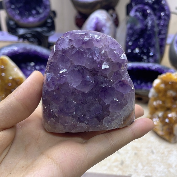 未镶嵌珠宝半成品紫晶