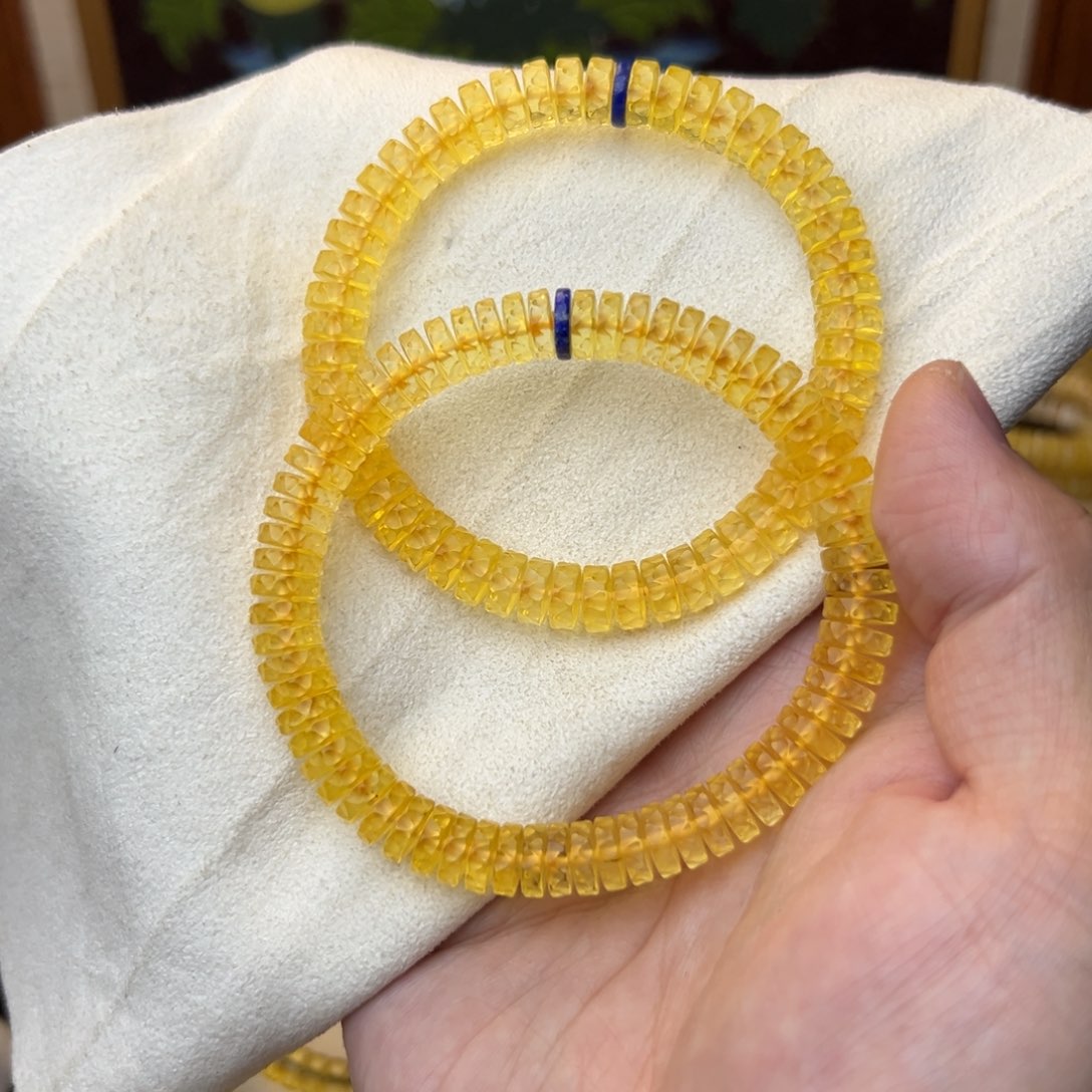 琥珀裸石未镶嵌8mm药片无相 多样发其一