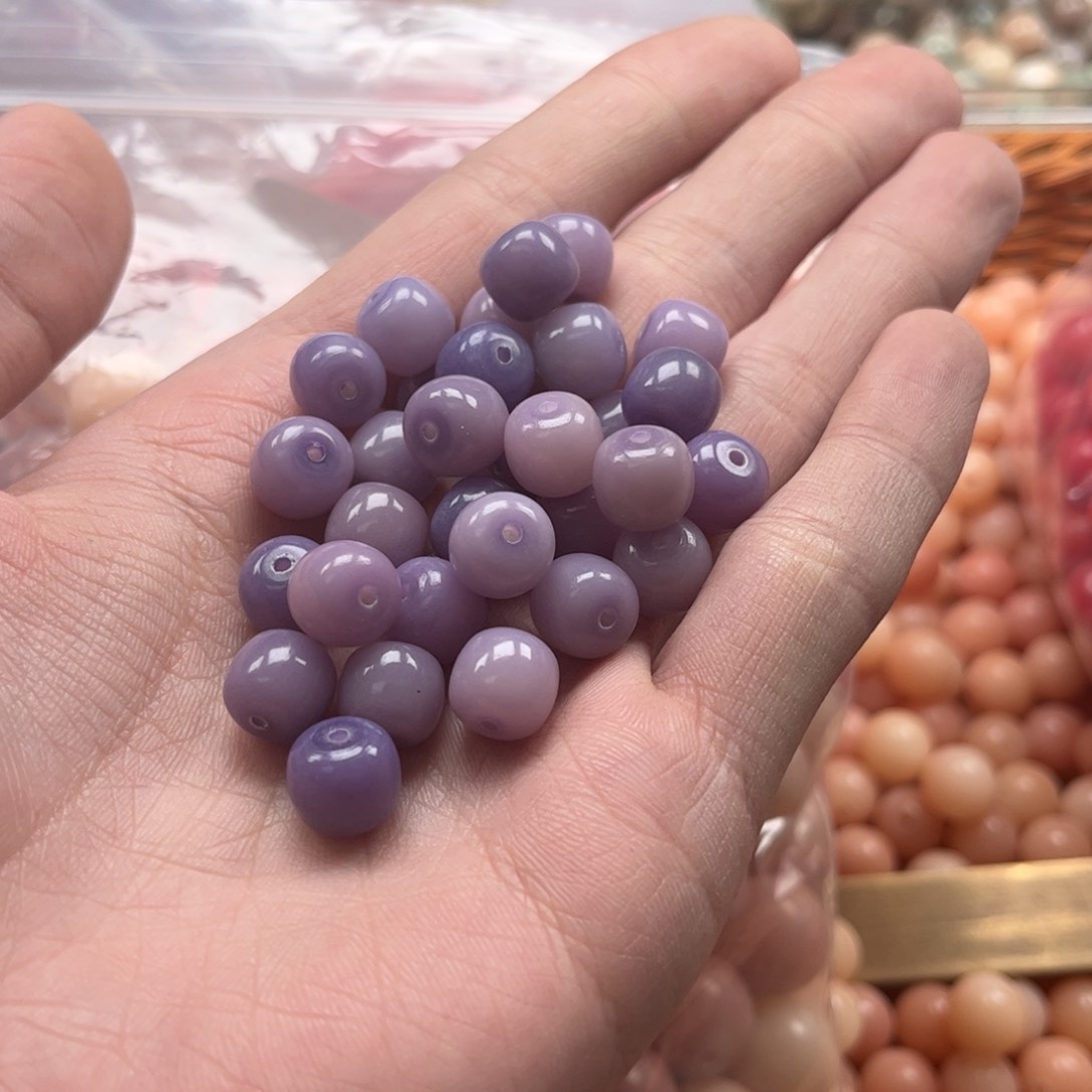 【闪购商品】白玉菩提吊坠q10/120颗香芋紫