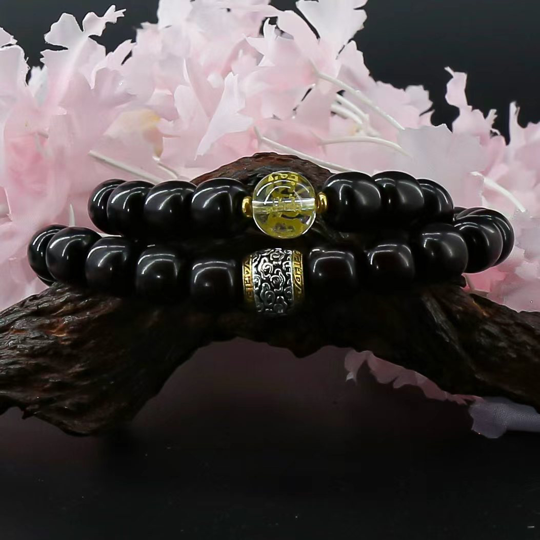 AD214 黑棠菩提精品手串（无礼盒）