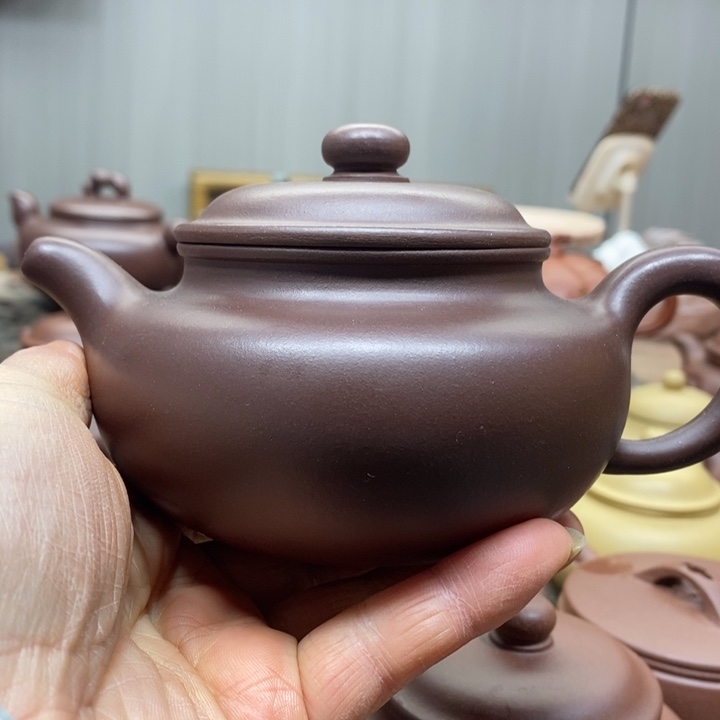 紫砂茶壶带****速原矿紫砂壶