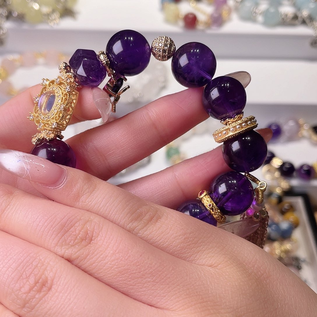 水晶手链合金菲*?尺寸