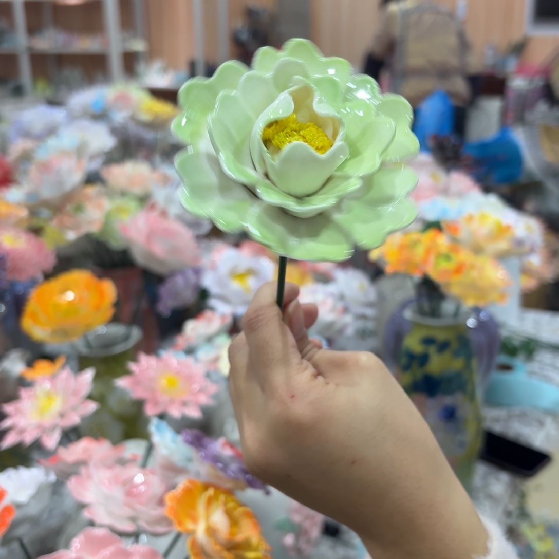 陶瓷花，20元发货，退款拉黑