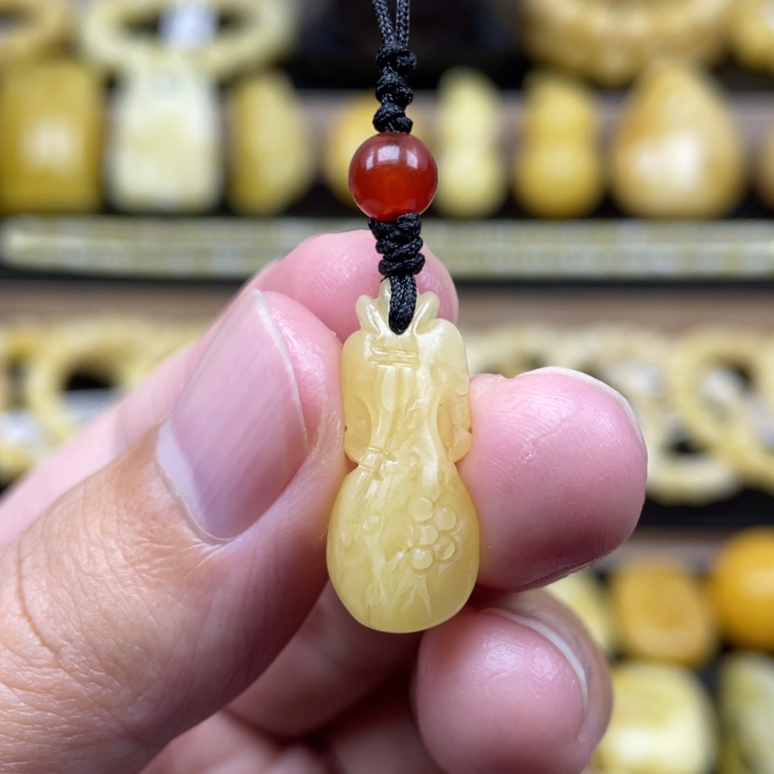 琥珀裸石未镶嵌琥珀蜜蜡