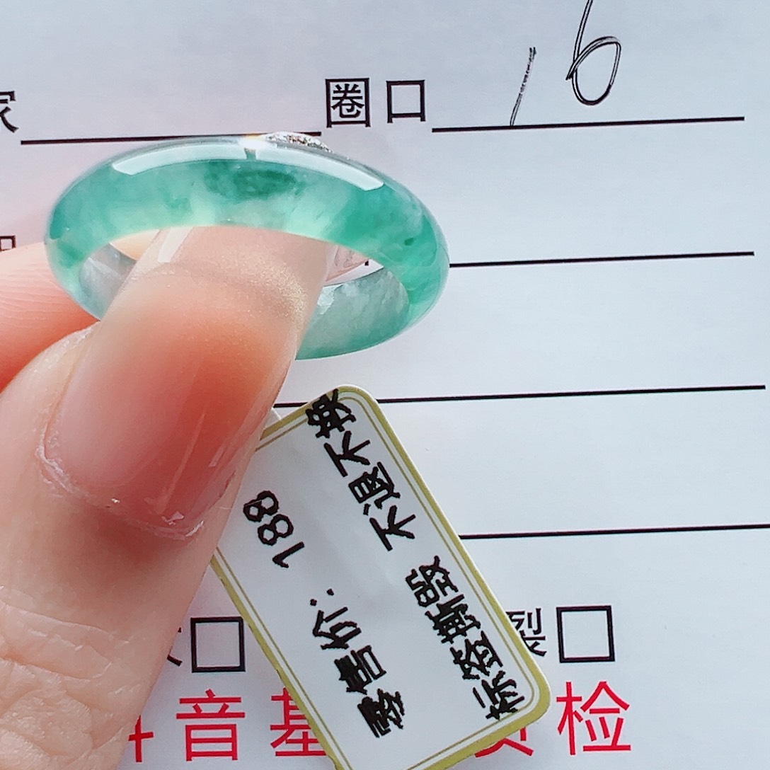 未镶嵌戒指翡翠…戒圈