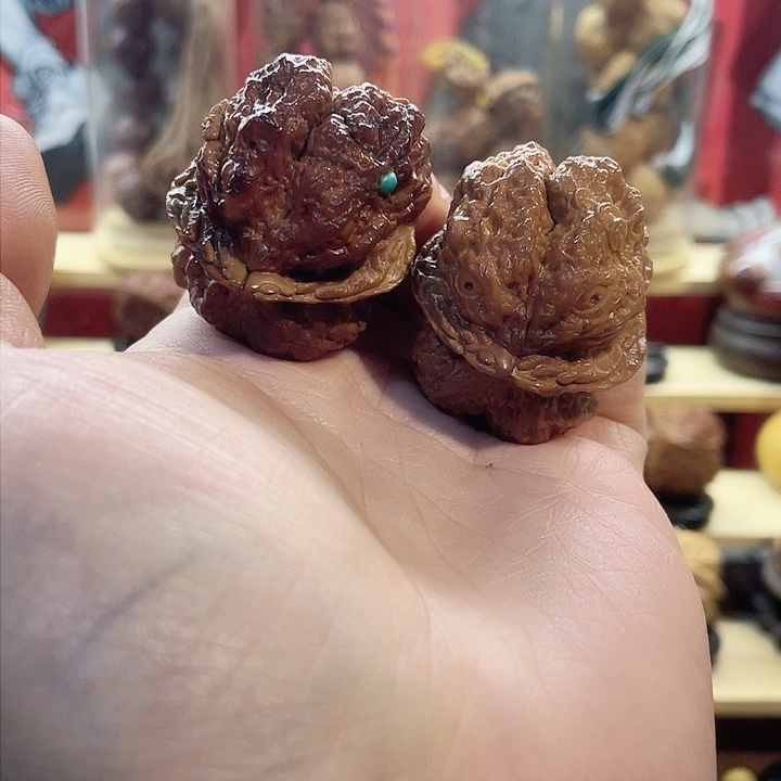 文玩核桃把件无*云铁