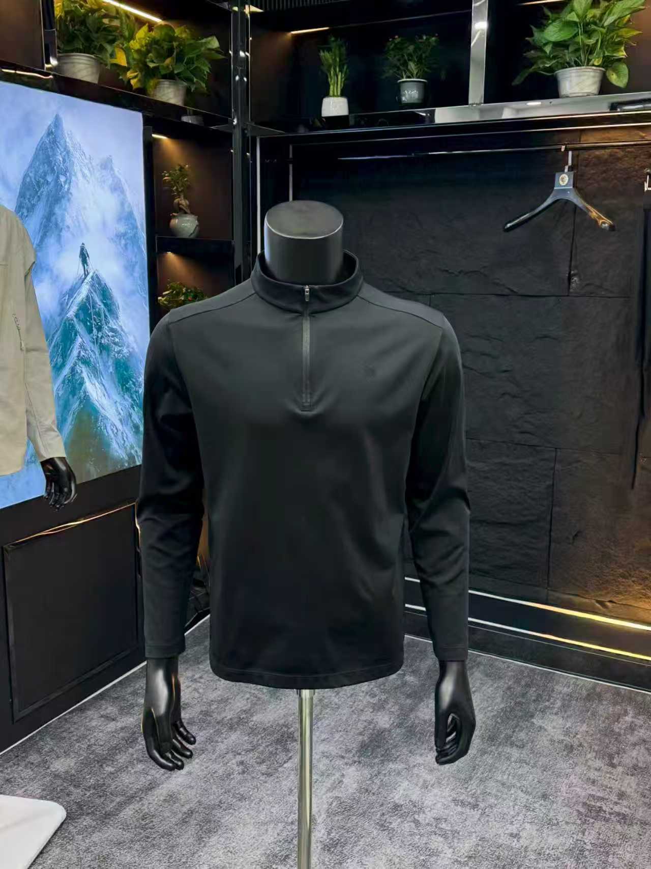 长袖立领拉链厚款不起球卫衣上衣休闲男士运动