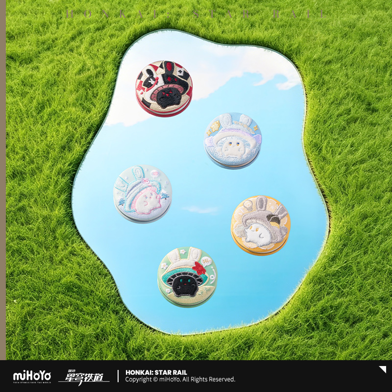 【崩坏：星穹铁道】兔兔菇与菇菇兔系列刺绣徽章