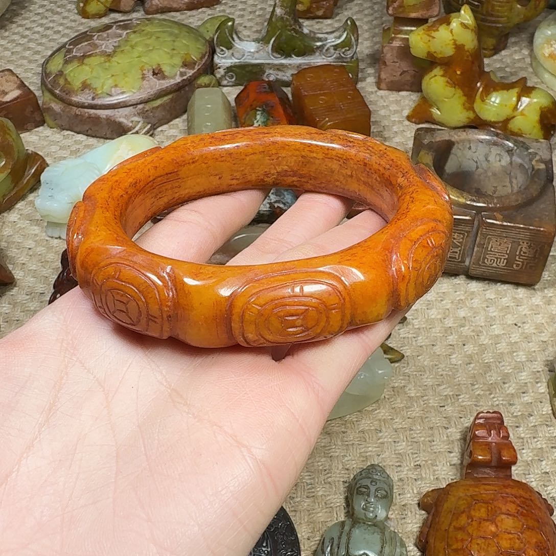 白玉菩提吊坠挂件