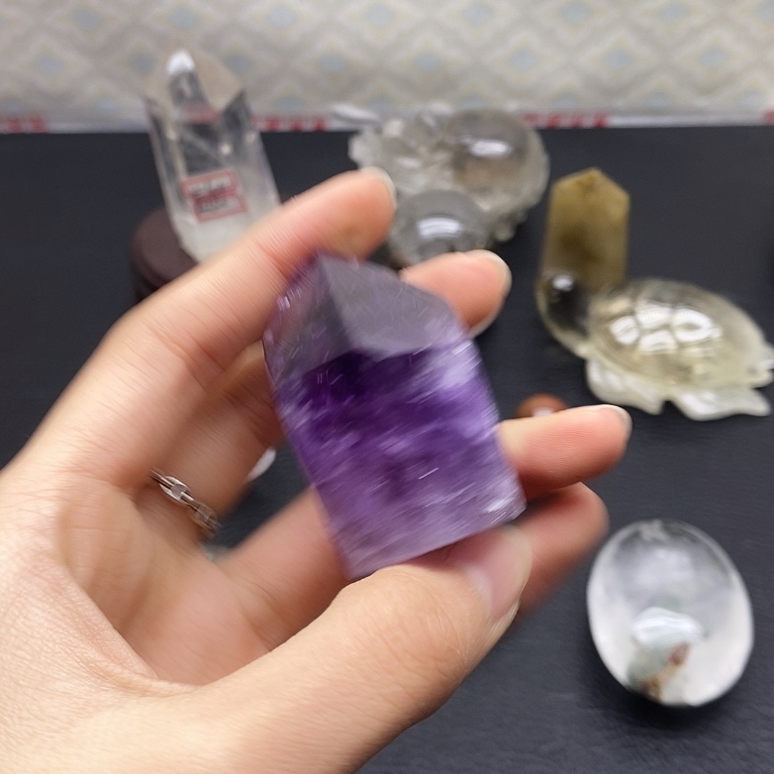 珠宝半成品水晶未镶嵌210水晶石