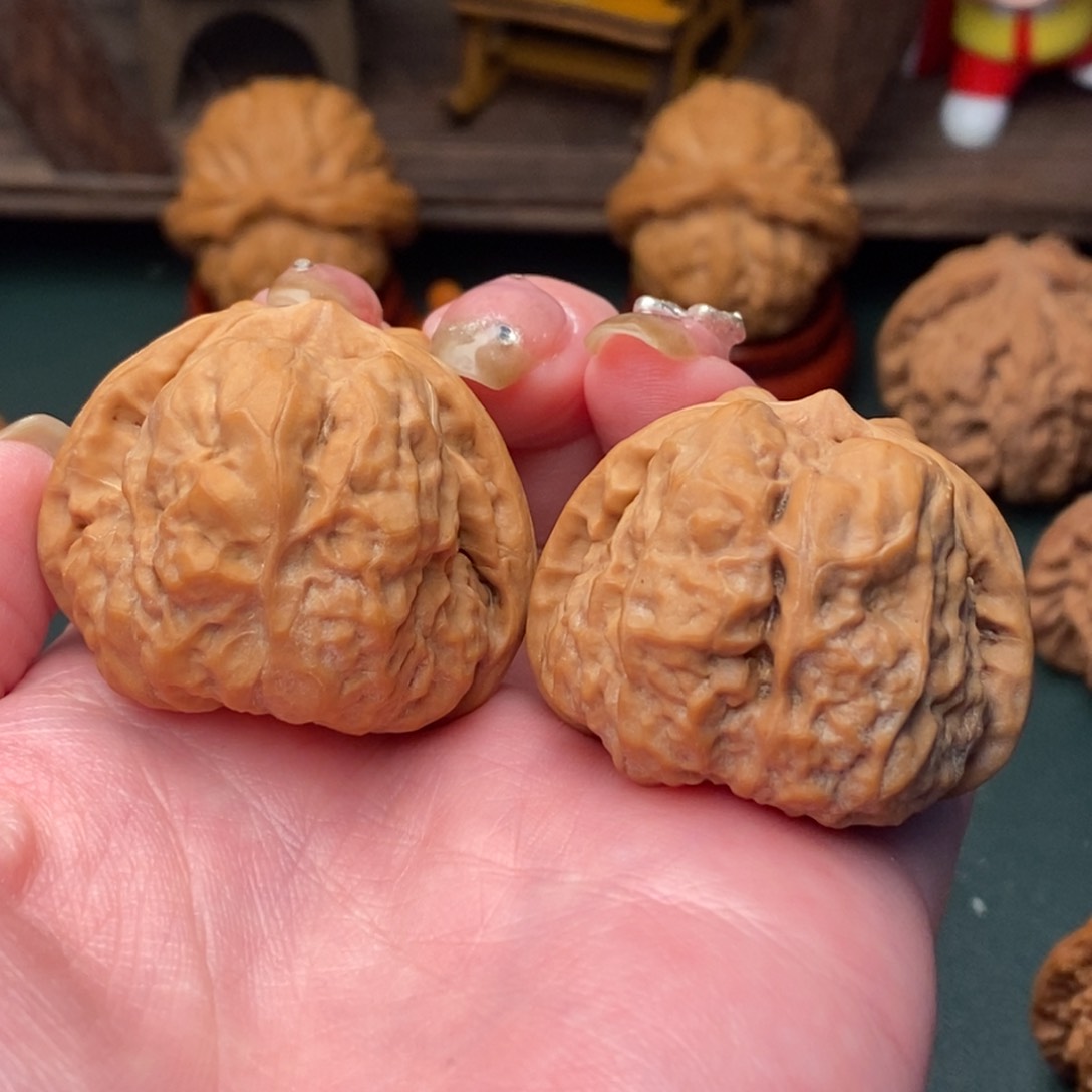 文玩核桃吊坠40全品蛙蛙四开背