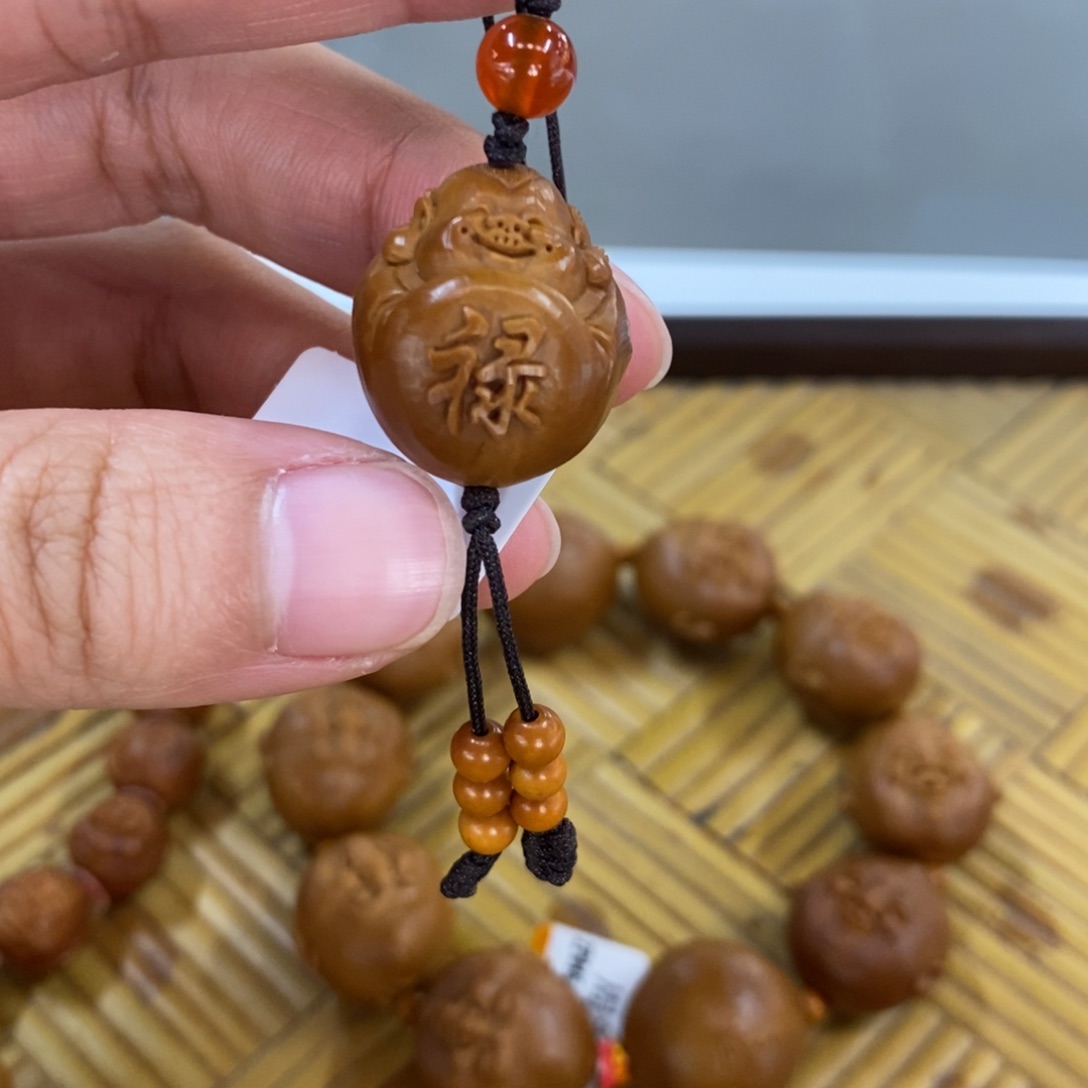 橄榄核手串/手链阿福单子