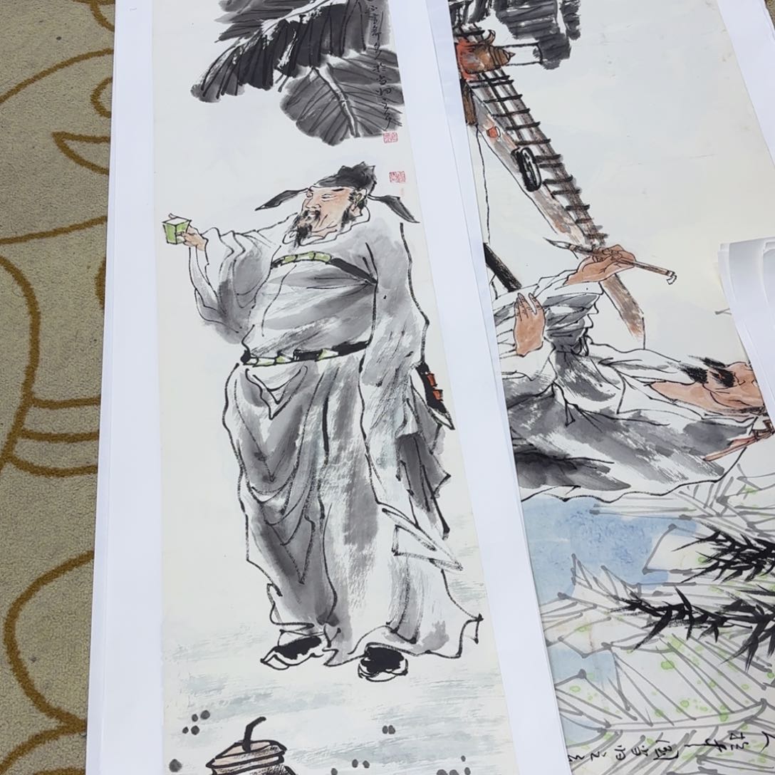 国画用****6国画作品老师刘