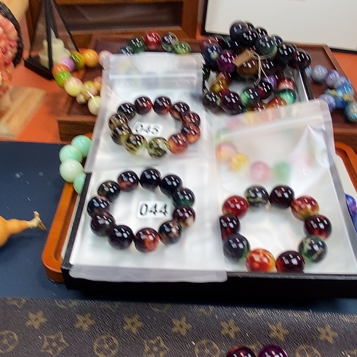 遗***火白玉菩提吊坠微瑕不退换